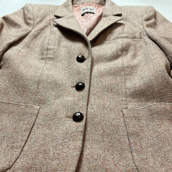 LUI pour Elle HFH him for her Vintage tweed blazer - Picture 12 of 13